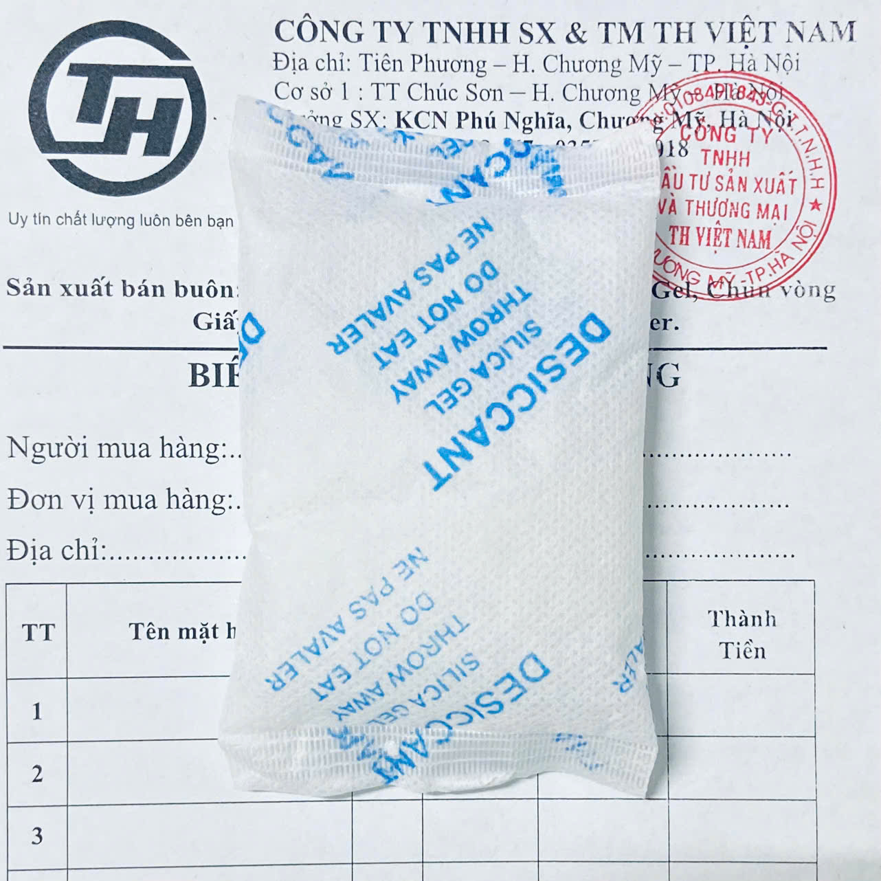Gói hút ẩm 50g