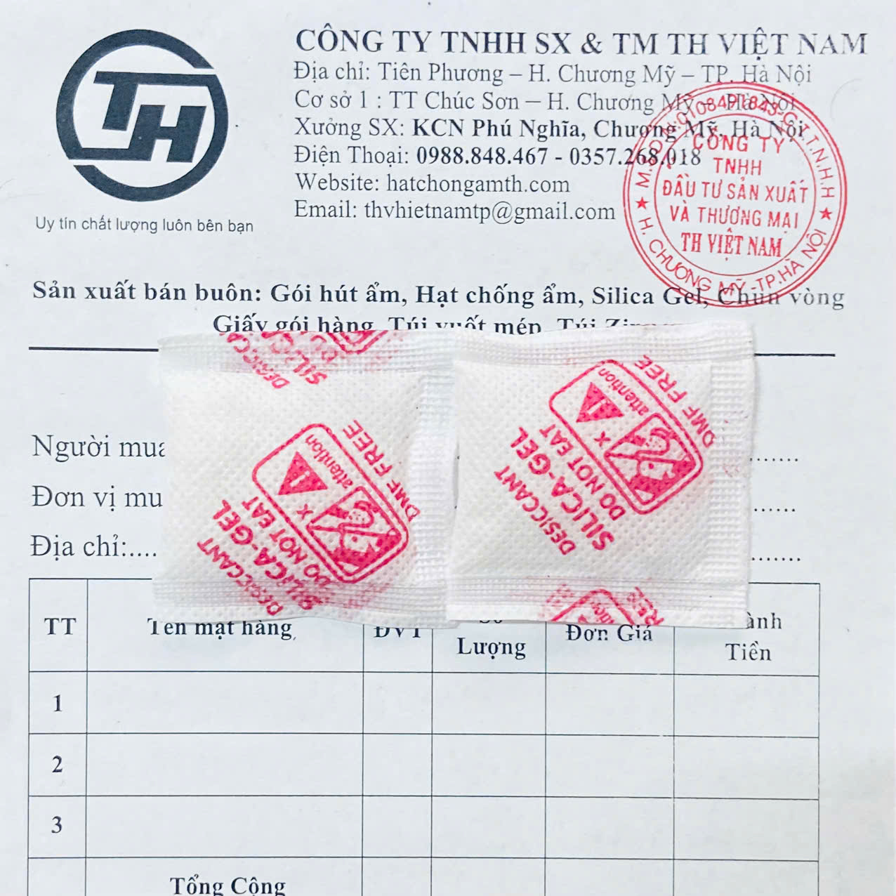 Gói hút ẩm 5g
